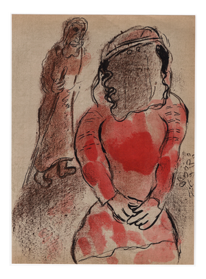Marc Chagall, Tamar belle-fille de Juda (Tamar Daughter-in-Law of Judah), 1960, Original Lithograph