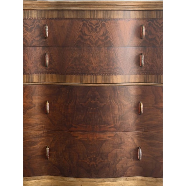 Vintage Art Deco Wavy Sideboard For Sale - Image 16 of 18
