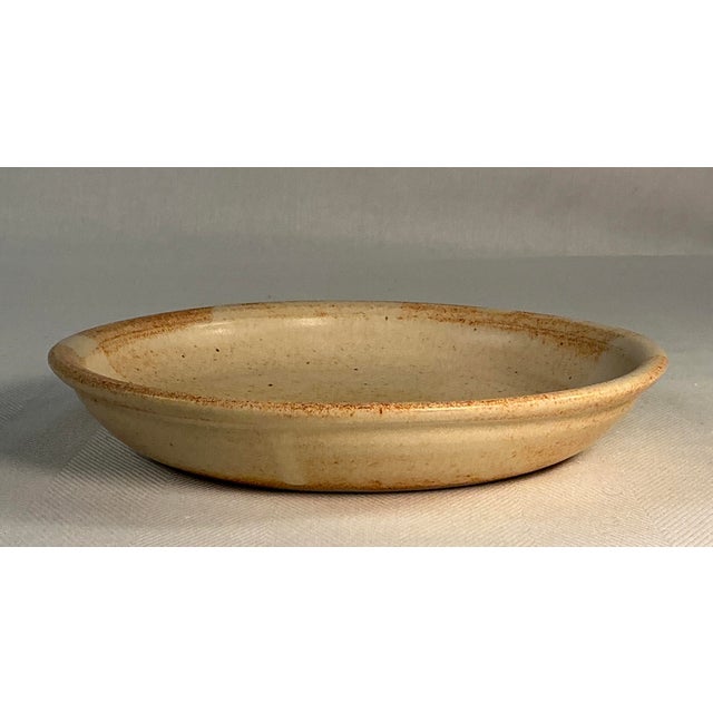 Handmade Studio Pottery Plate/Low Bowl For Sale - Image 4 of 10