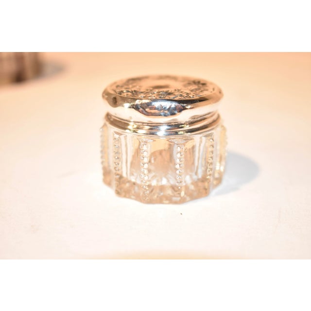 4 Piece Cut Crystal Dresser Set For Sale - Image 9 of 12