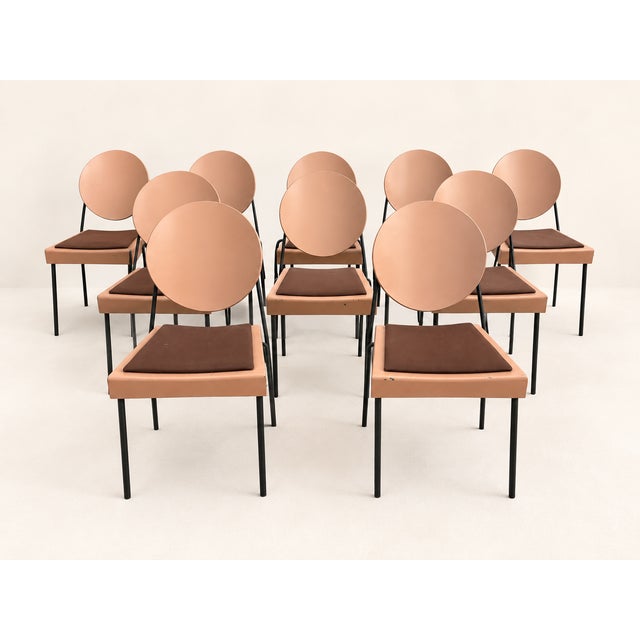 Modern Set of Ten Attributed to Dakota Jackson Vik-Ter Dining Chairs For Sale - Image 3 of 18