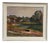 Swedish Artist, Village, 1950s, Oil on Canvas, Framed For Sale