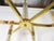 Mid-Century Modern Mid Century Brass & Glass Chandelier ~ Hanging Lamp ~ Sciolari Murano Style For Sale - Image 3 of 18