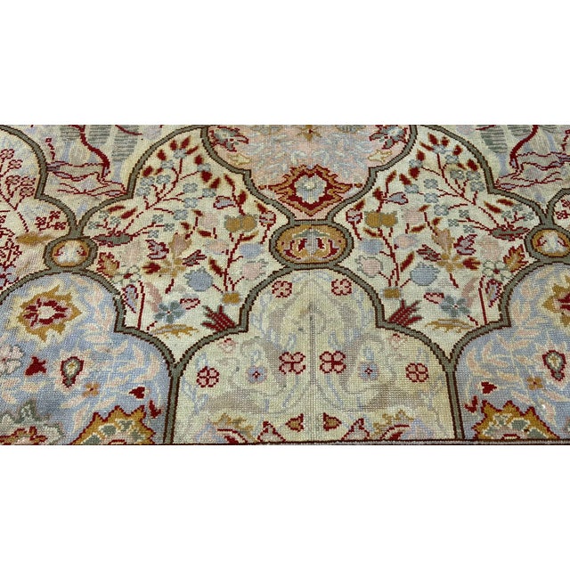 Textile Vintage Persian Design Rug - 9' X 12'4" For Sale - Image 7 of 10