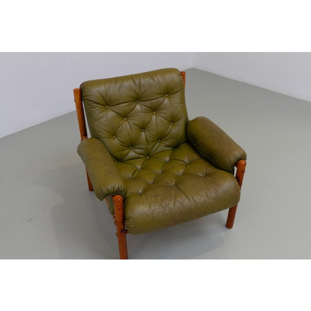 Mid-Century Modern Scandinavian Easy Chair by Arne Norell for Arne Norell Ab, Sweden, 1970s For Sale - Image 17 of 18