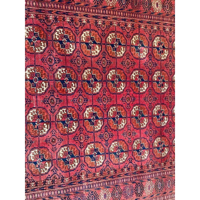Vintage Turkmen Bokhara Rug, 1950s For Sale - Image 13 of 17