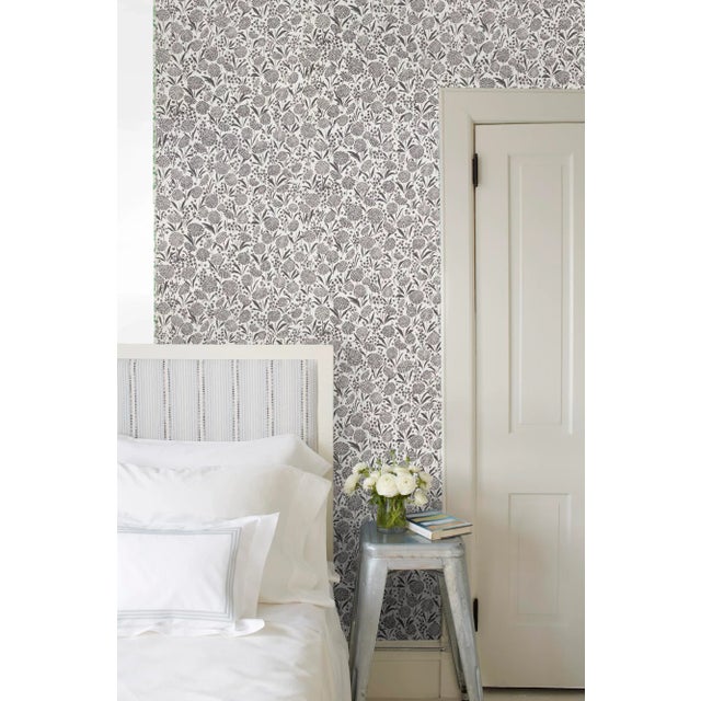 Not Yet Made - Made To Order Sample - Schumacher Chrysanthemum Wallpaper in Green For Sale - Image 5 of 5