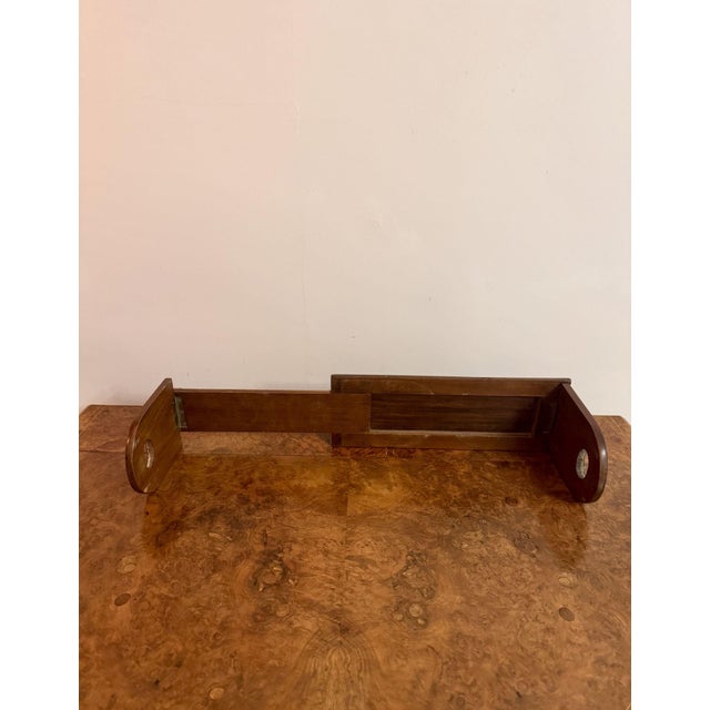 Mid 19th Century Antique Victorian Walnut and Brass Mounted Sliding Bookends, 1860, Set of 2 For Sale - Image 5 of 7