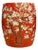 Red Blossom Garden Stool For Sale