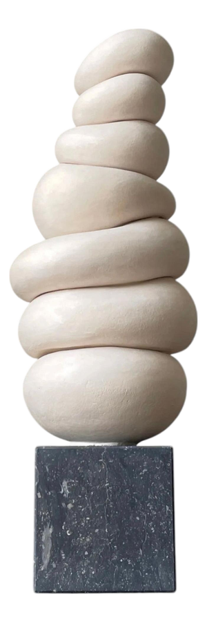 Modder Keep Flowing Ceramic Sculpture by Françoise Jeffrey