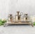 Early 19th Century Rare Early 19th Century Old Sheffield Plate Inkwell Stand With Original Cut Glass Inserts, Circa 1820 For Sale - Image 5 of 10