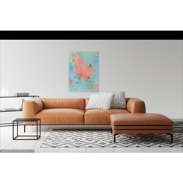 2020s Gentle Voices -Large Abstract Bright Oil on Canvas by Christine Frisbee For Sale - Image 5 of 12