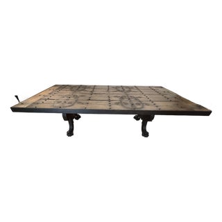 500 Year-Old Stunning Church Door Dining Room Table For Sale