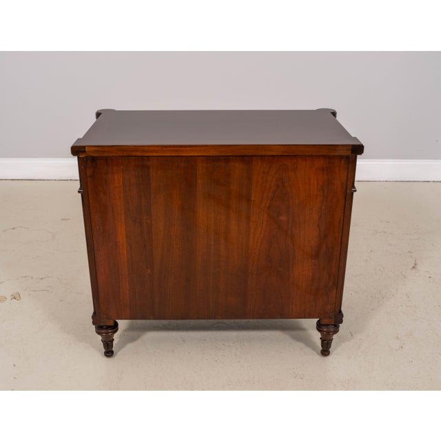 Karges Louis XVI Mahogany Three-Drawer Accent Chest Nightstand For Sale - Image 16 of 17