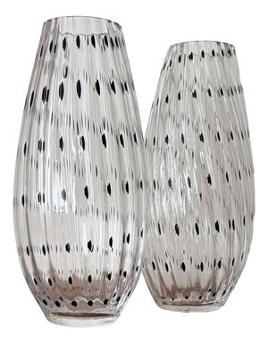 Murano Glass Vases, 1970s, Set of 2