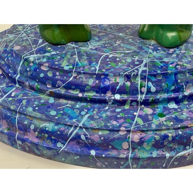 A wonderful miniature by the noted California Artist Bruce Houston. It is signed and dated on the bottom 1997. It depicts...