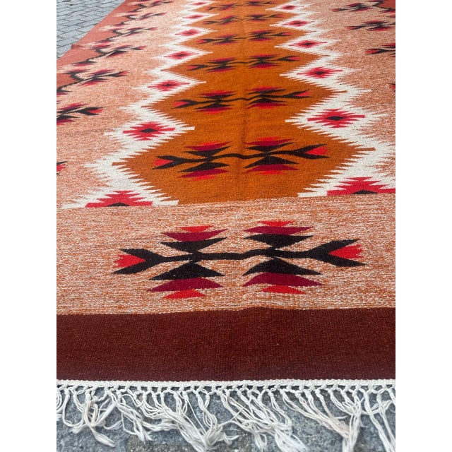 Vintage Polish Kilim Rug, 1970s For Sale - Image 12 of 18