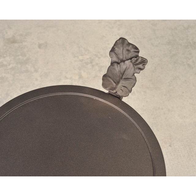 2000 - 2009 Michael Taylor Arcadia Bronzed Aluminum Garden Drinks Table For Sale - Image 5 of 18