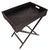 Boho Chic Artifacts Rattan Butler Tray/Table For Sale - Image 3 of 3