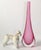 1960 Flavio Poli for Seguso Pink Murano Hand Blown Art Glass Vase Teardrop Shape For Sale - Image 14 of 14