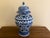 Late 20th Century Late 20th Century Chinoiserie Blue and White Porcelain Ginger Jar For Sale - Image 5 of 8
