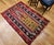 Antique Turkish Kilim, Handwoven Wool, Prayer Pattern, Pale Yellow & Red, 4x5 For Sale - Image 11 of 12