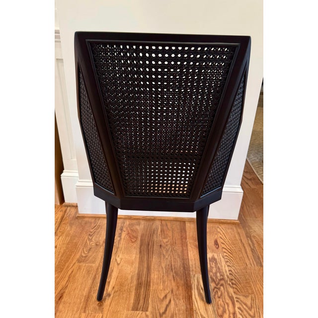 Baker Furniture Company Cane Dining Side Chair by Kara Mann for Baker Milling Road Set of 6 For Sale - Image 4 of 12