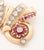 Metal Vintage Rose Gold, Diamond, and Ruby Pendant For Sale - Image 7 of 8