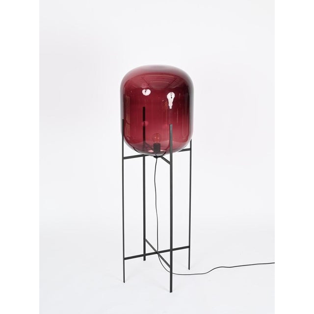Purple Oda Large Floor Lamp in Blown Glass attributed to Sebastian Herkner For Sale - Image 15 of 17