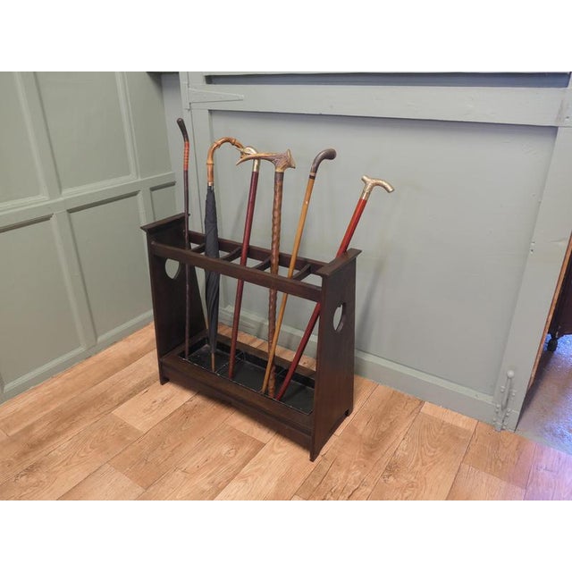 Liberty Arts and Crafts Oak Umbrella Stand, 1880 For Sale - Image 6 of 7