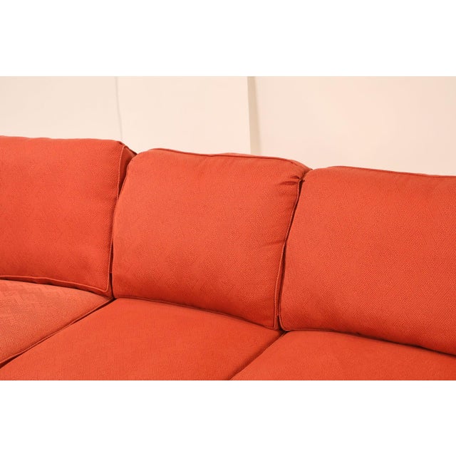 Textile Miles Talbott Left-Facing Custom Upholstered Sectional Sofa For Sale - Image 7 of 18