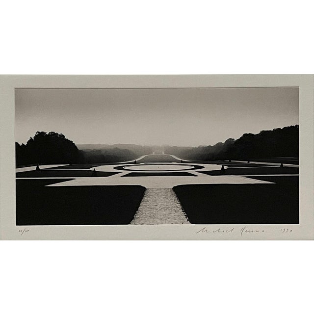 Michael Kenna, Axial Panorama, Parc de Sceaux, 1990, Silver gelatin print For Sale