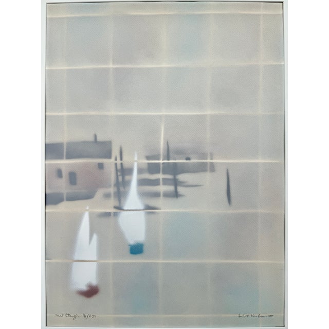 "Inlet Harbour 1 & 2" Limited Edition by Mel Stauffer For Sale - Image 10 of 11