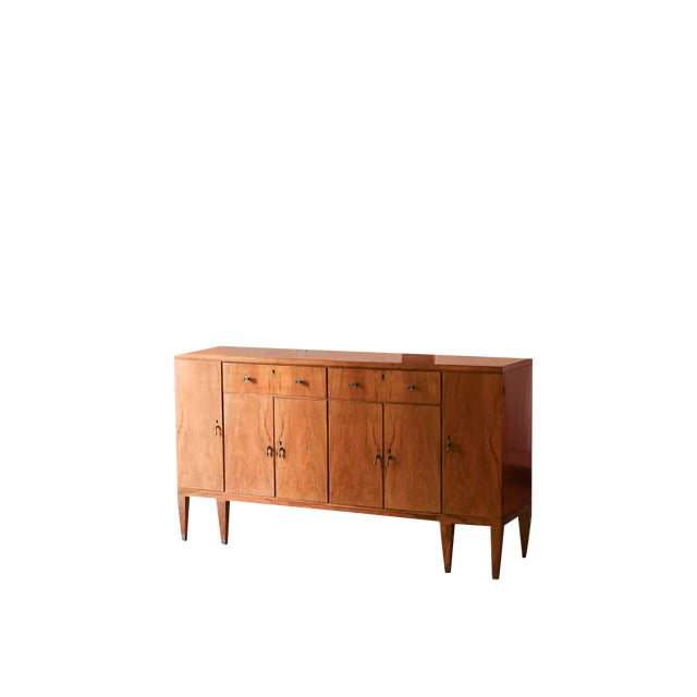20th Century Wooden Console with Branches and Drawers by Emilio Lancia and Gio Ponti, 1940s For Sale