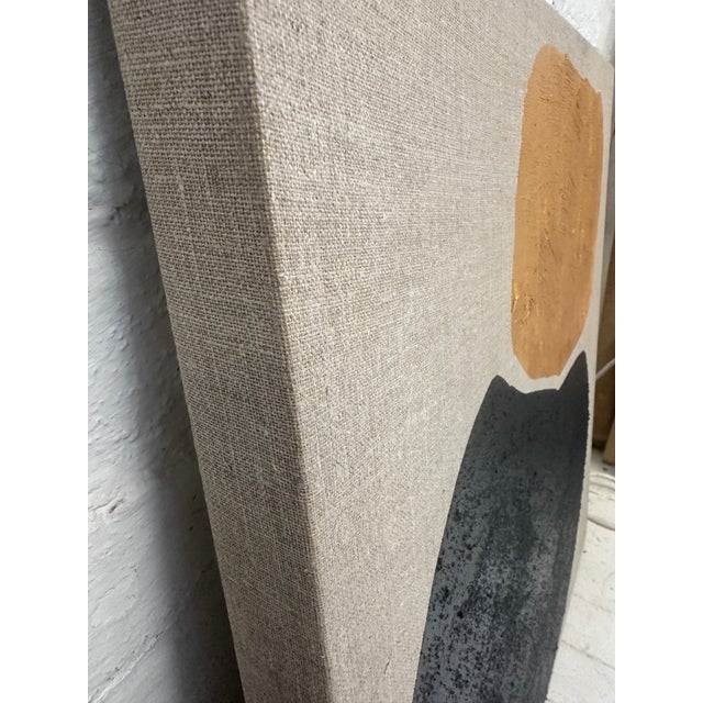 Textile Gold Above, Original Painting For Sale - Image 7 of 8