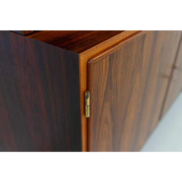 Large Danish Modern Rosewood Bookcase by Carlo Jensen for Hundevad, 1960s For Sale - Image 14 of 18
