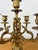Metal Vintage French Brass Ornate Candleholders, Set of 2 For Sale - Image 7 of 12