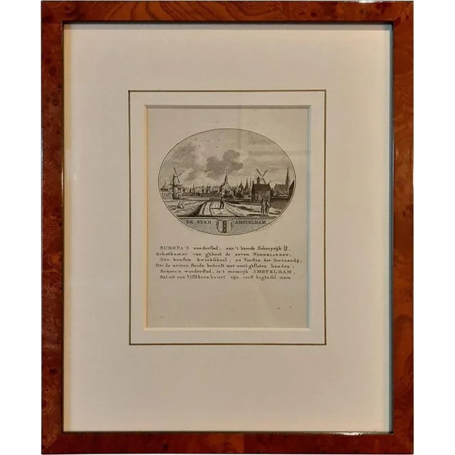 View of the Spaarndammerdijk in Amsterdam, 1795, Paper, Framed For Sale - Image 6 of 6