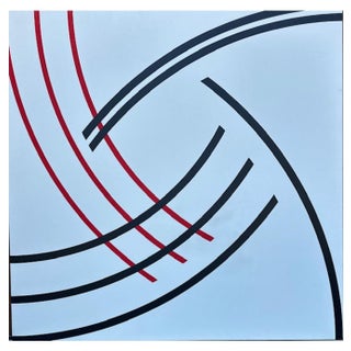 Oleg Sohanievich, Large Oil Painting Oleg Sohanievich Non Conformist Art Avant Garde Ukrainian, 1989 For Sale