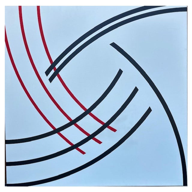 Oleg Sohanievich, Large Oil Painting Oleg Sohanievich Non Conformist Art Avant Garde Ukrainian, 1989 For Sale