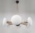 Not Yet Made - Made To Order 21st Century Sfinge Matte White Murano Glass and Brass Chandelier by Fabio LTD For Sale - Image 5 of 7