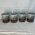 Vintage Stoneware Saki Cups Set of 4 For Sale - Image 4 of 6