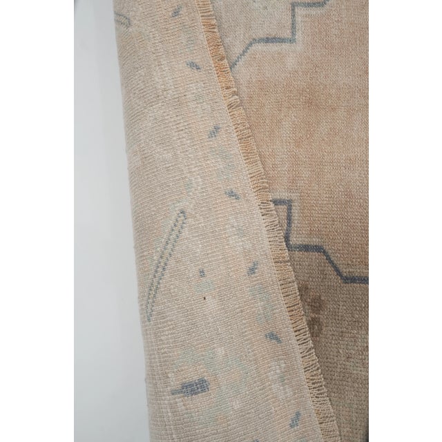 Turkish Pink Oushak Wool Rug For Sale - Image 11 of 12