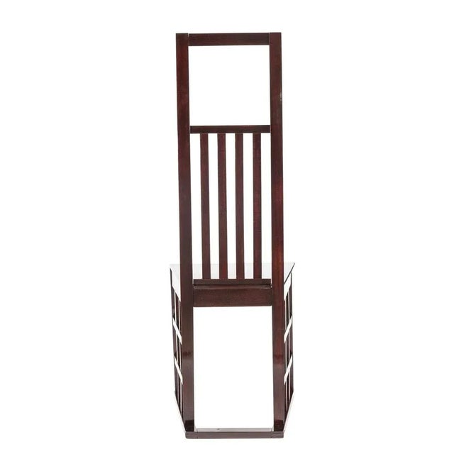 This important object is a variation of a design by Josef Hoffmann for Dr. Salzer's apartment. with its strict...