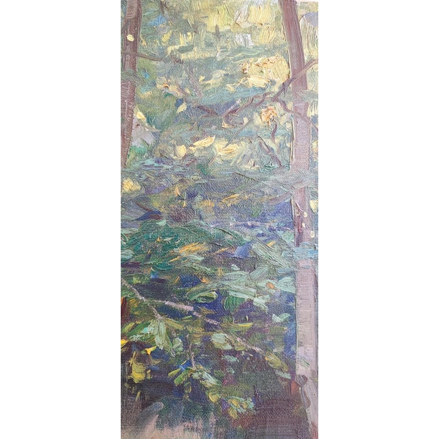 Robert Franz Curry, Chien et faon, Oil on Canvas For Sale - Image 5 of 10