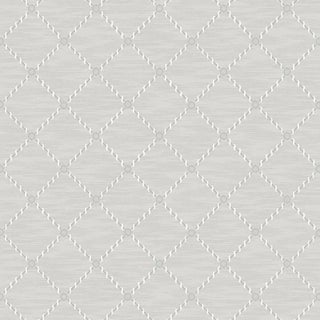 Boråstapeter Golden Trellis Wallpaper In Grey And Silver For Sale