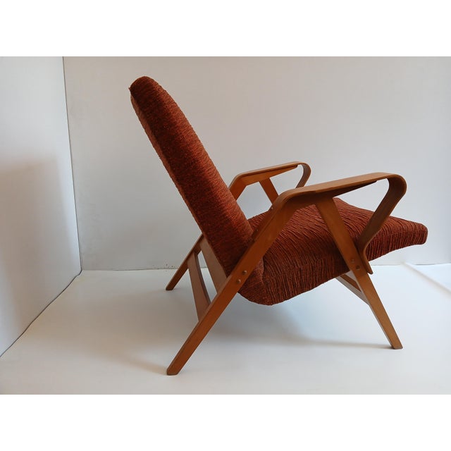 Mid-Century Modern Armchair by František Jirák for Tatra, 1960s For Sale - Image 3 of 12
