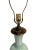 Mid-Century Robin Egg Blue Glass Table Lamp Asian Midern For Sale - Image 4 of 4