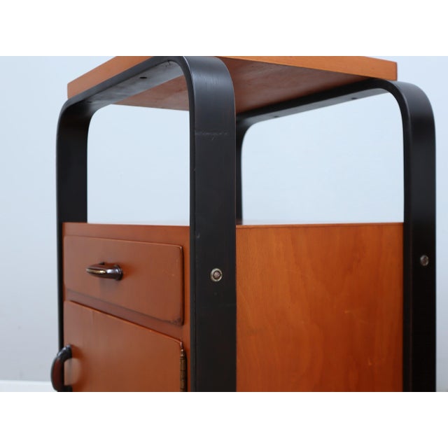 1920s Nightstands attributed to Giuseppe Pagano for Pogatschnig, 1940s, Set of 2 For Sale - Image 5 of 16