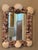 Coastal Antique Mirror With Shells For Sale - Image 3 of 12